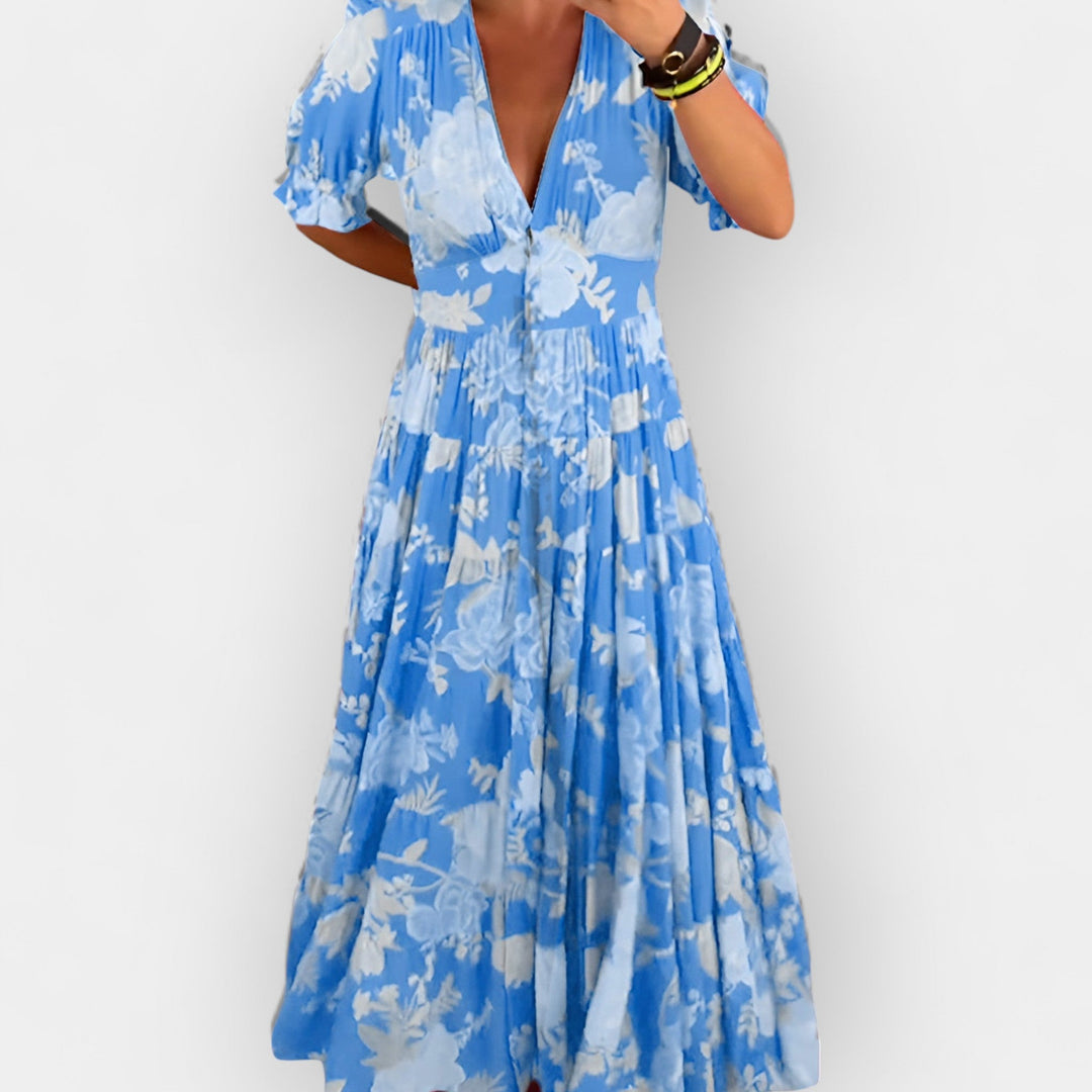 Floral Dress with Pockets