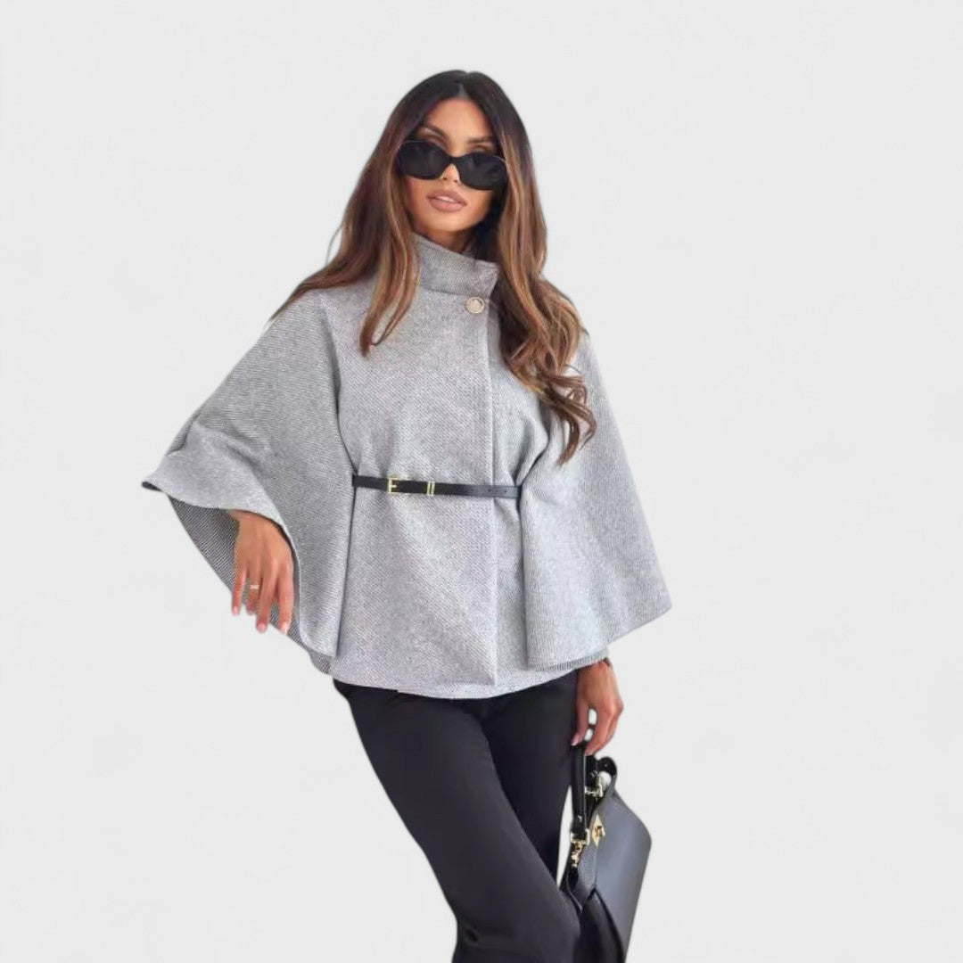 Lea - Chic Butterfly Jacket with Belt