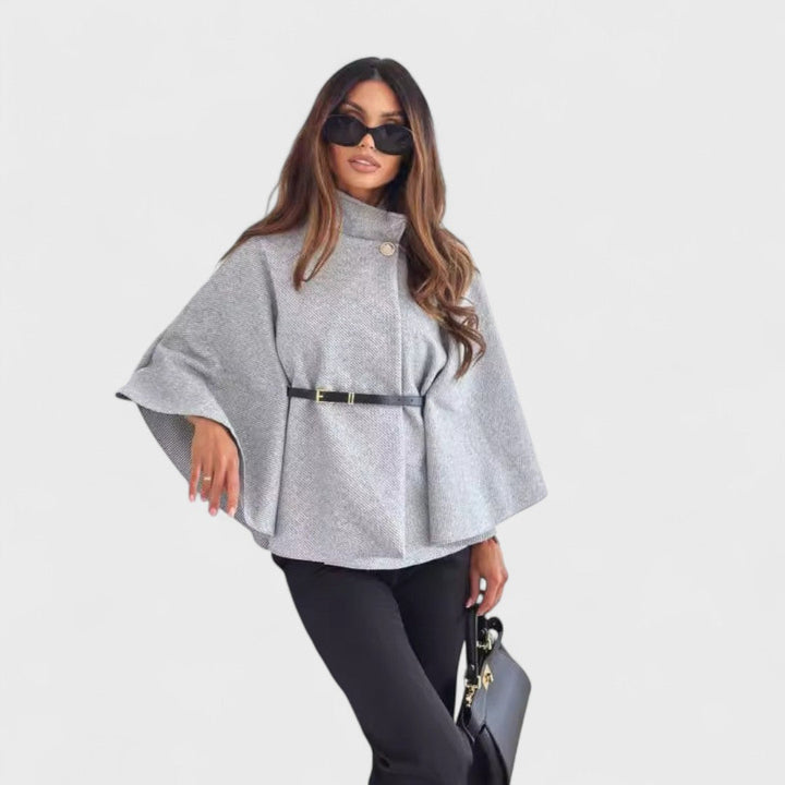 Lea - Chic Butterfly Jacket with Belt