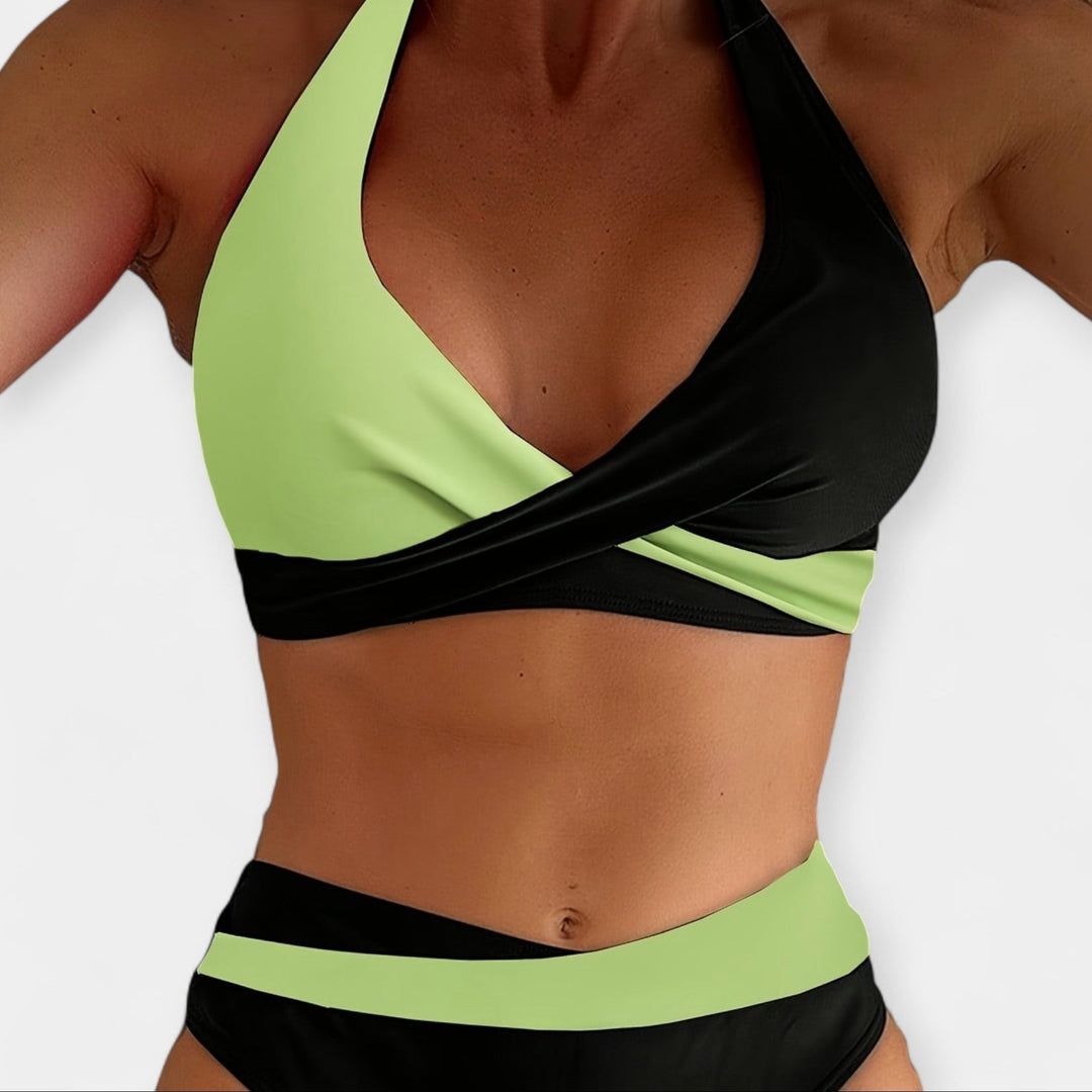 Bikini with Cross Neck
