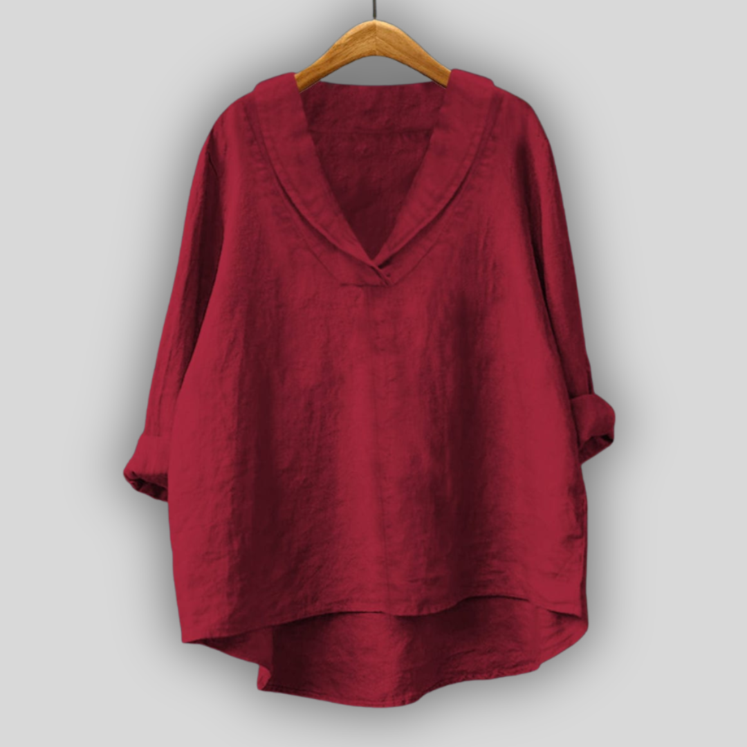 Lined Blouse Gold Aura