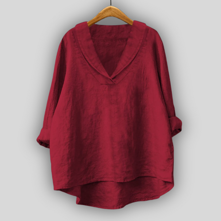 Lined Blouse Gold Aura