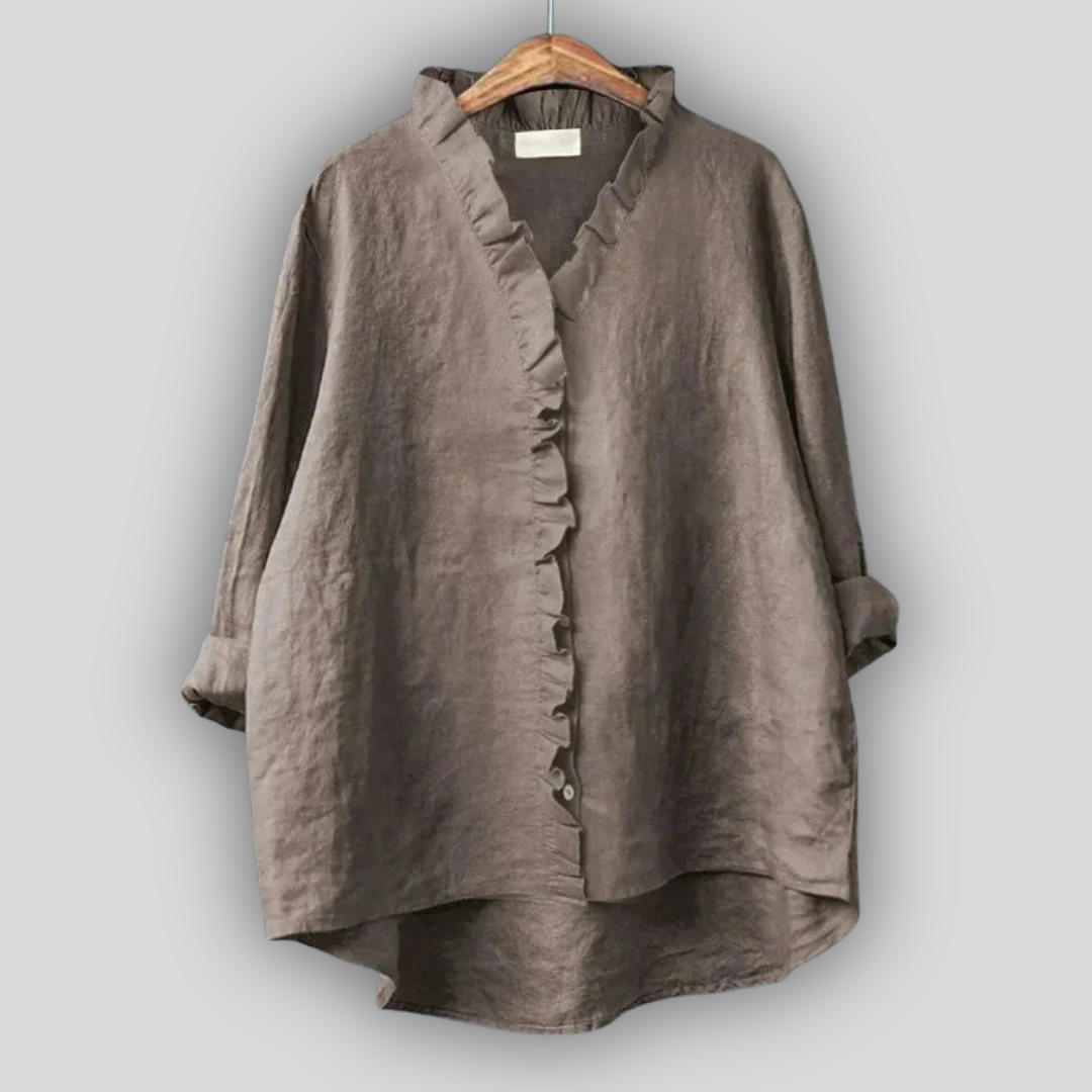 Foret Blouse Grounded Elegance