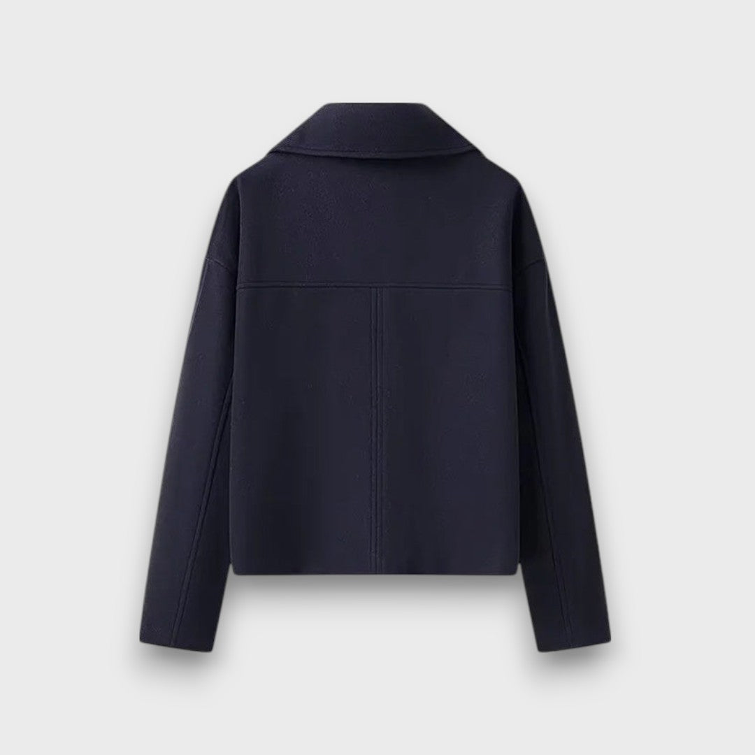 Pinalle – Short coat with a notched collar