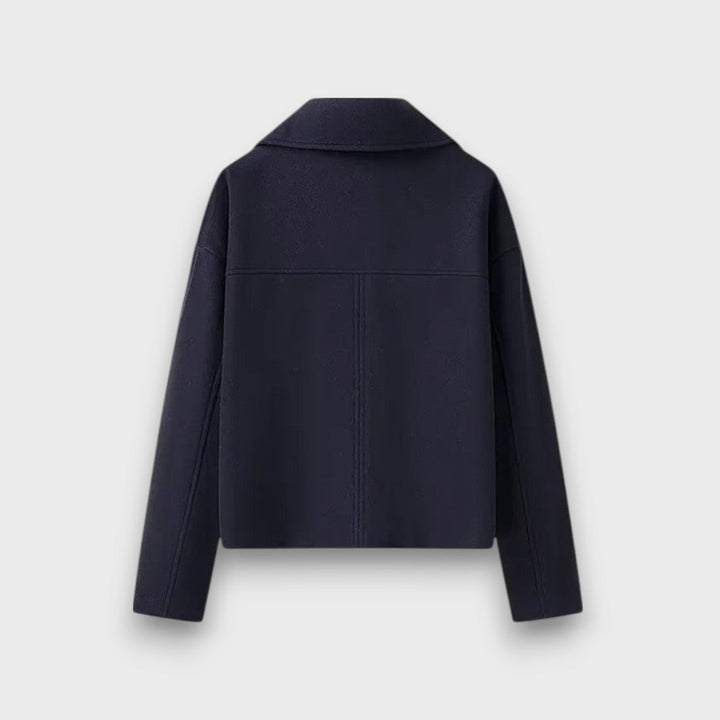 Pinalle – Short coat with a notched collar