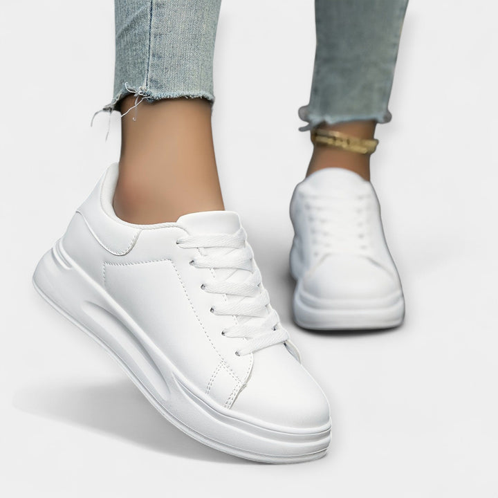 White Leather Sneakers