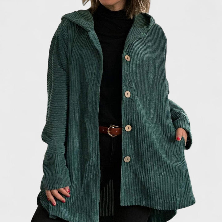 Cordia - Corduroy Hooded Jacket