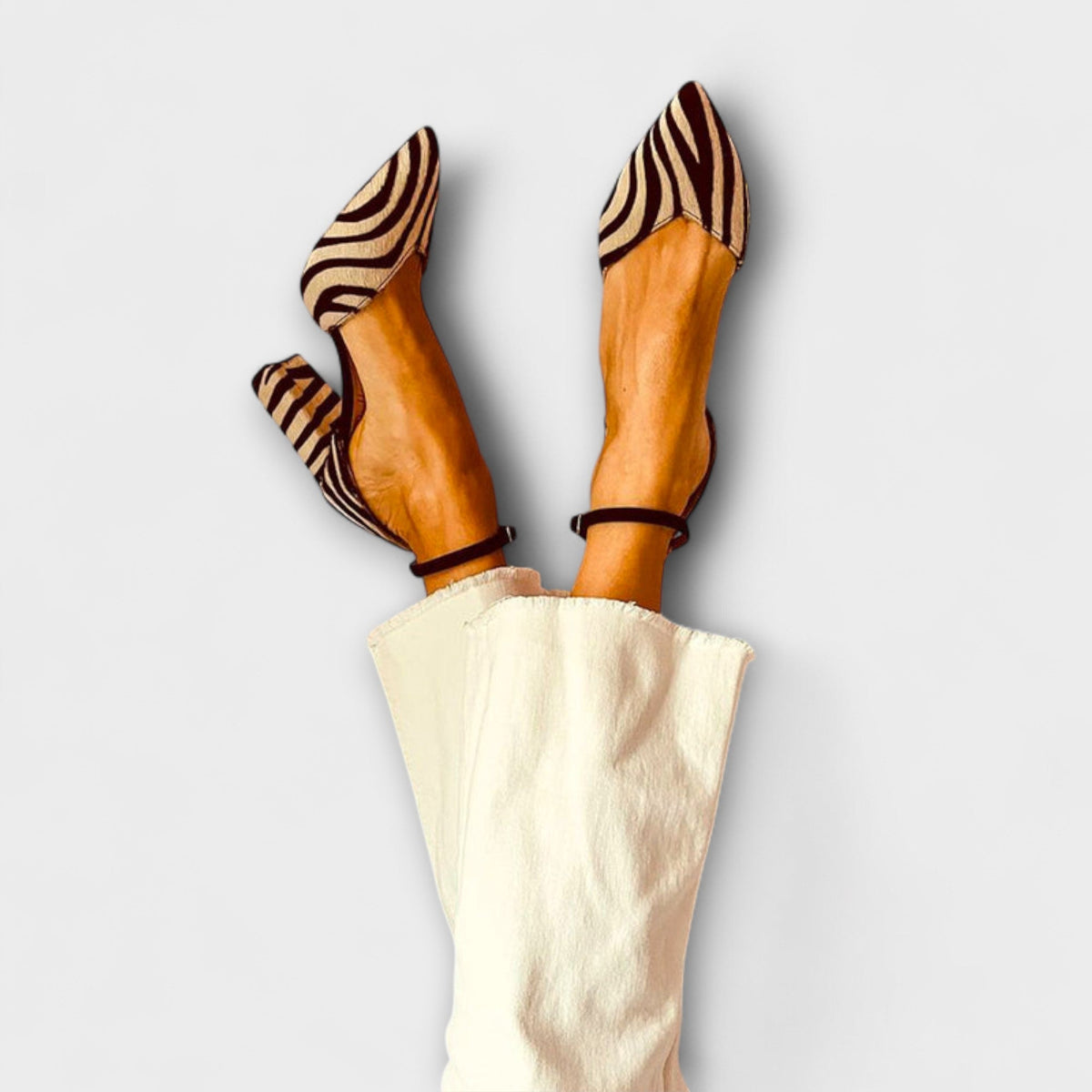 Zebra Sandals – Heels with Zebra Pattern