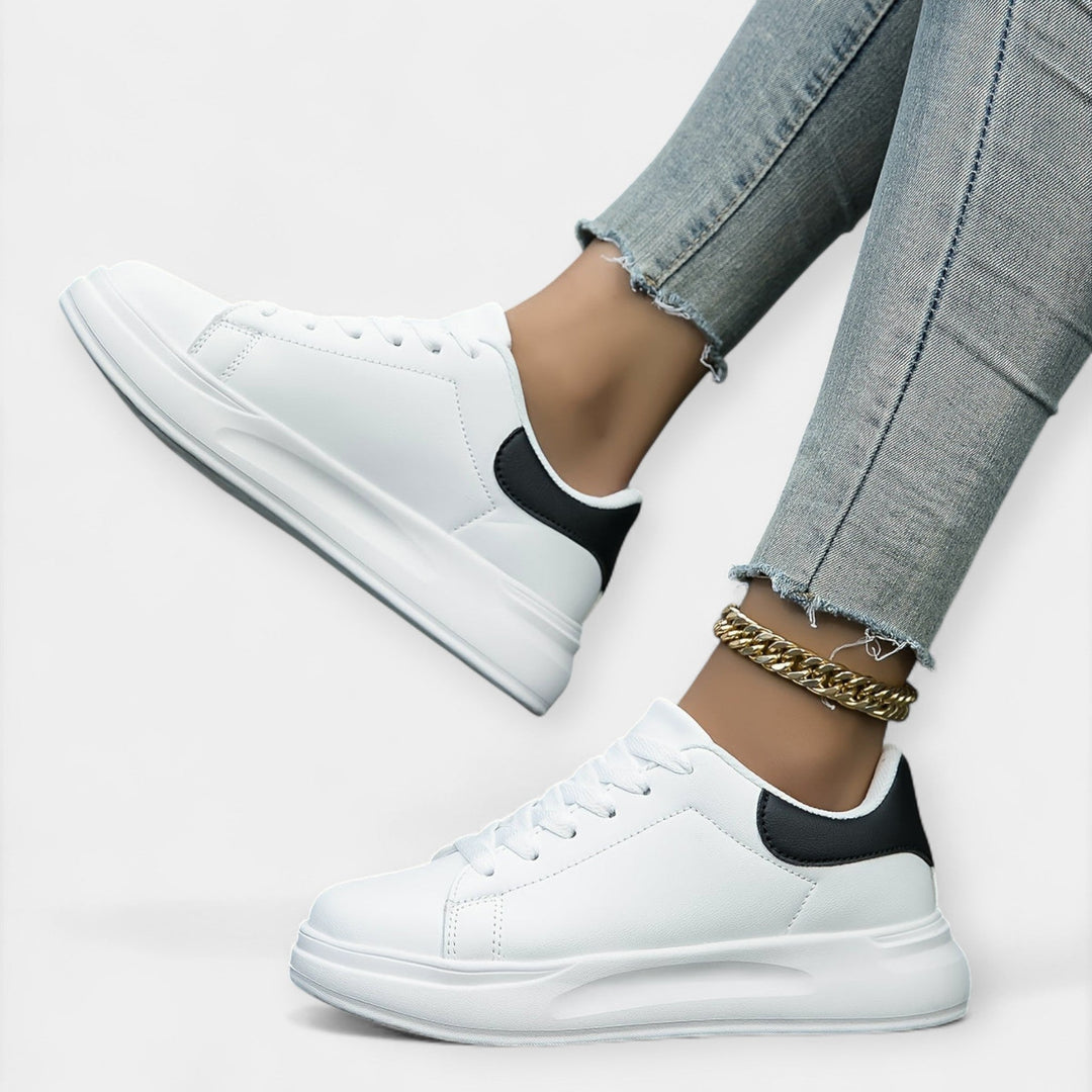 White Leather Sneakers