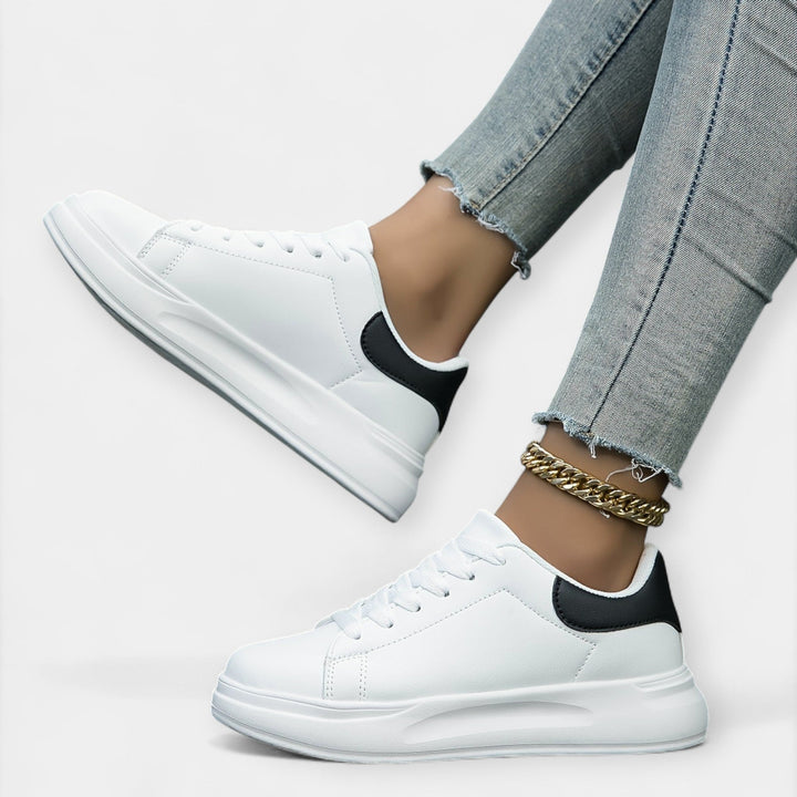 White Leather Sneakers
