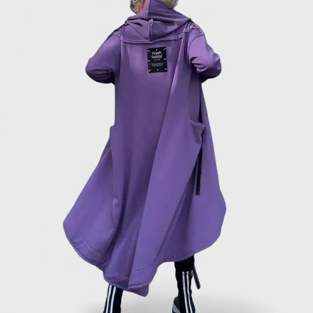 Mana - Long Zip-Up Hoodie in Lightweight, Breathable Fabric