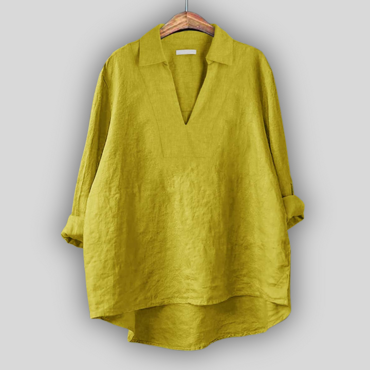 Lined Blouse Silver Elegance