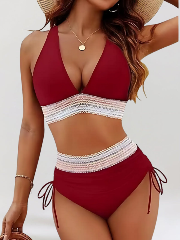 Bikini Set with Tummy Support System and High Waist