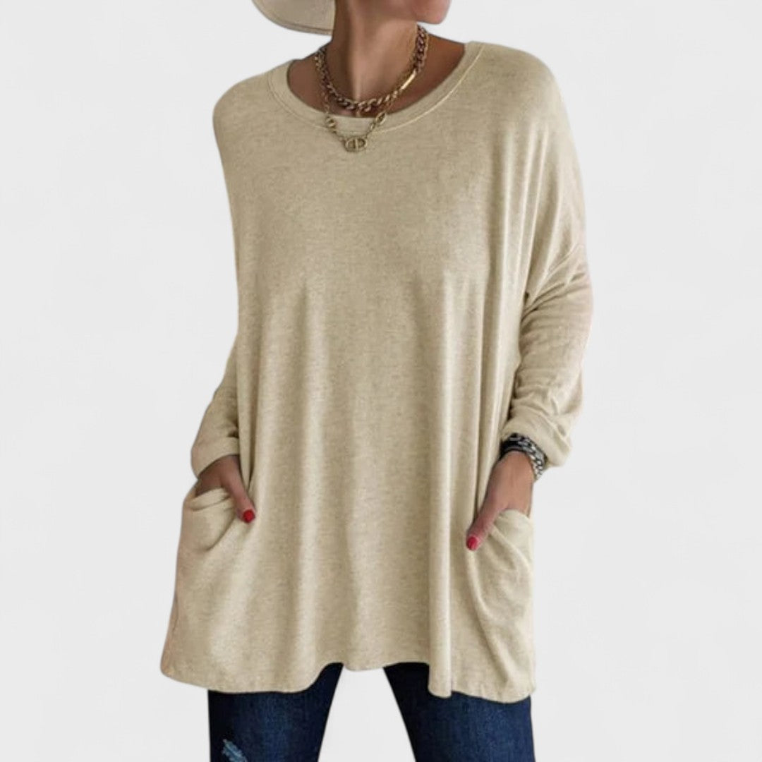 Moira - Relaxed Long Sleeve Top