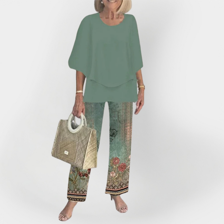 Stylish Set with Comfortable Blouse and Pants