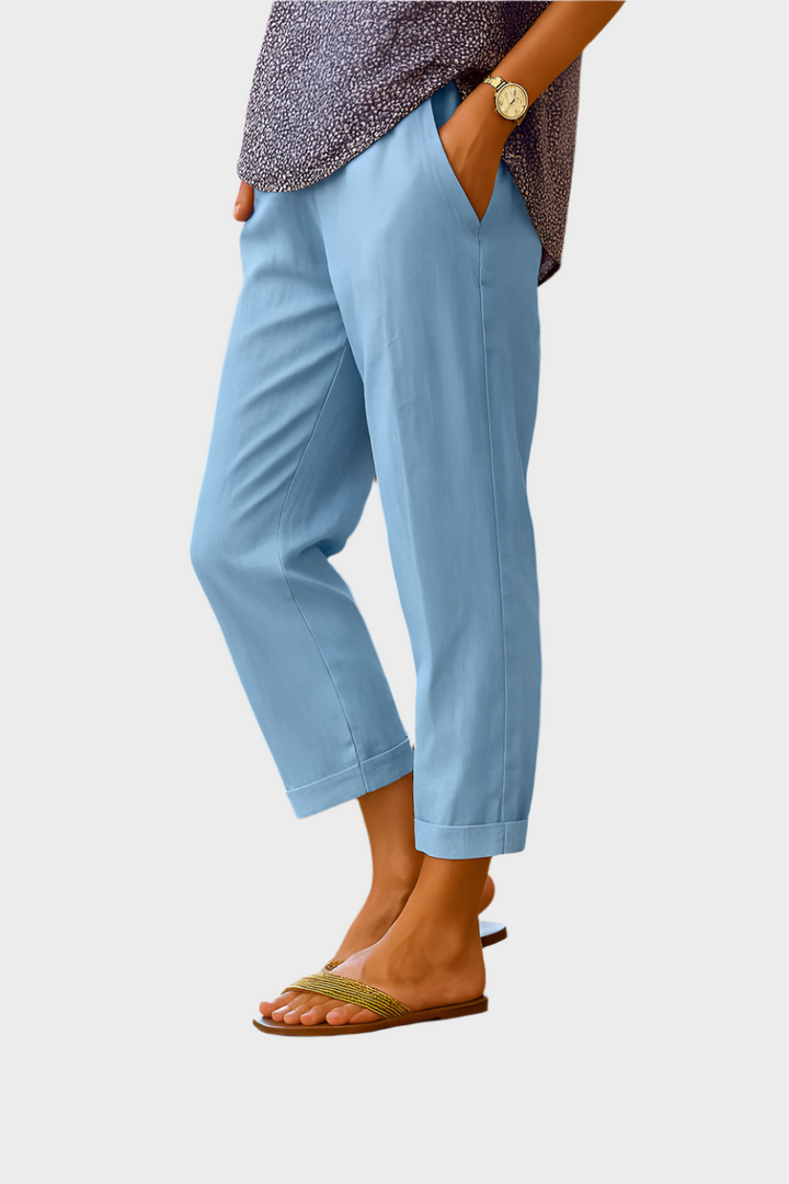 Summer Pants in Linen and Cotton