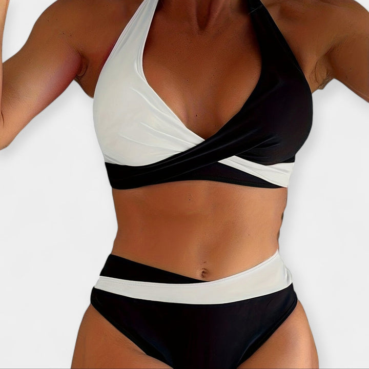Bikini with Cross Neck