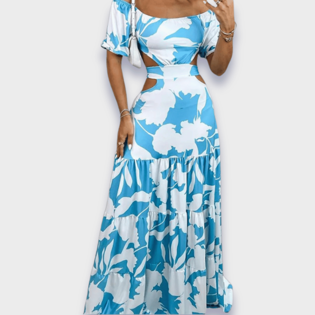 Silhouette-Enhancing Dress in Luxurious Fabric