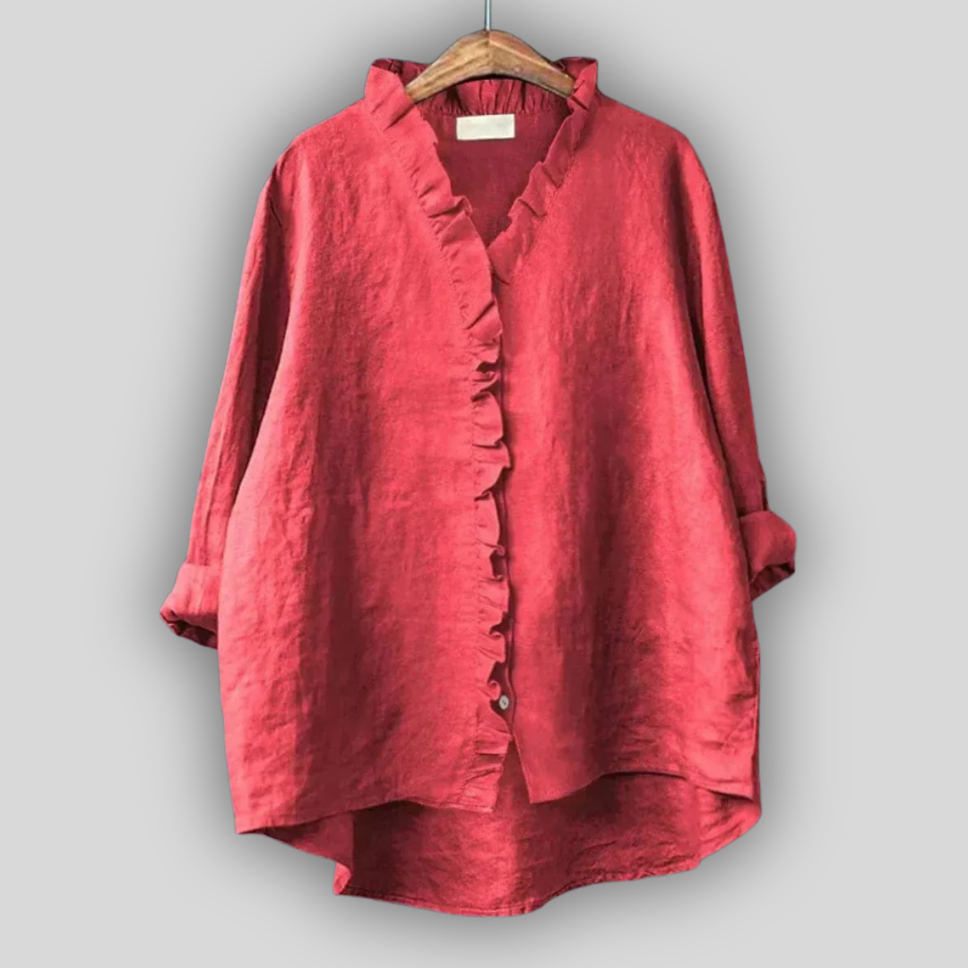 Foret Blouse Grounded Elegance