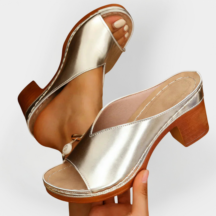 Orthopedic Sandals with Thicker Heel
