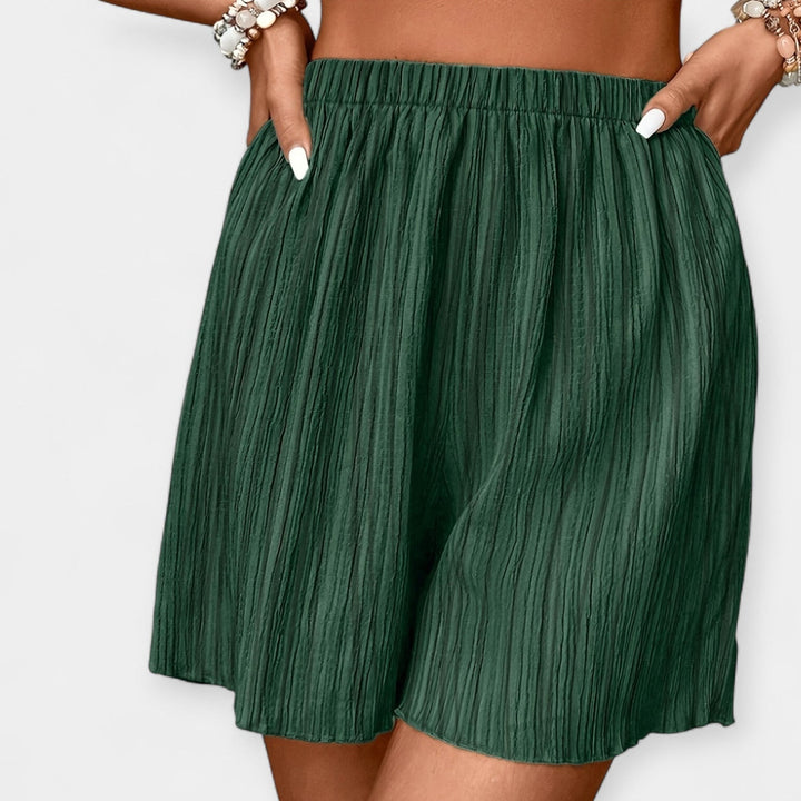 Stylish Shorts with Pleats