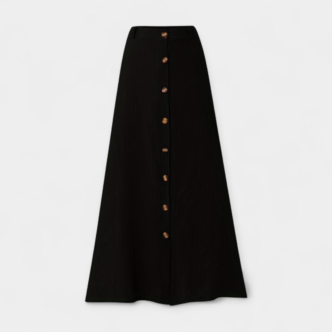 Transparent Midi Skirt with Slit