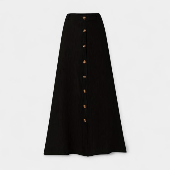 Transparent Midi Skirt with Slit