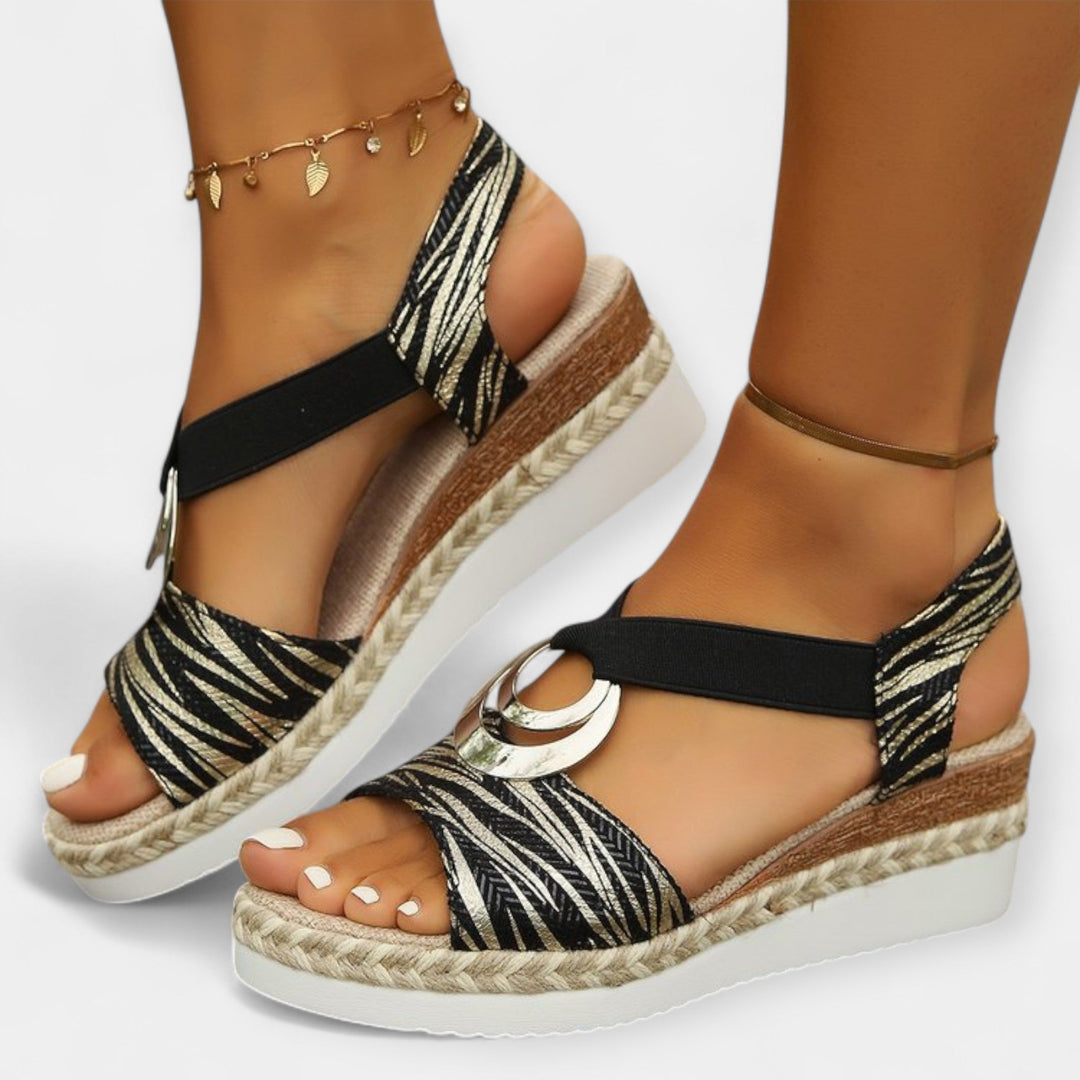 Roman Sandals with Weaving