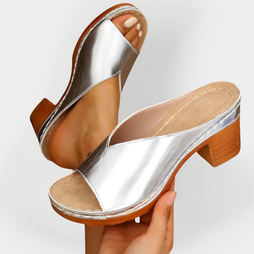 Orthopedic Sandals with Thicker Heel