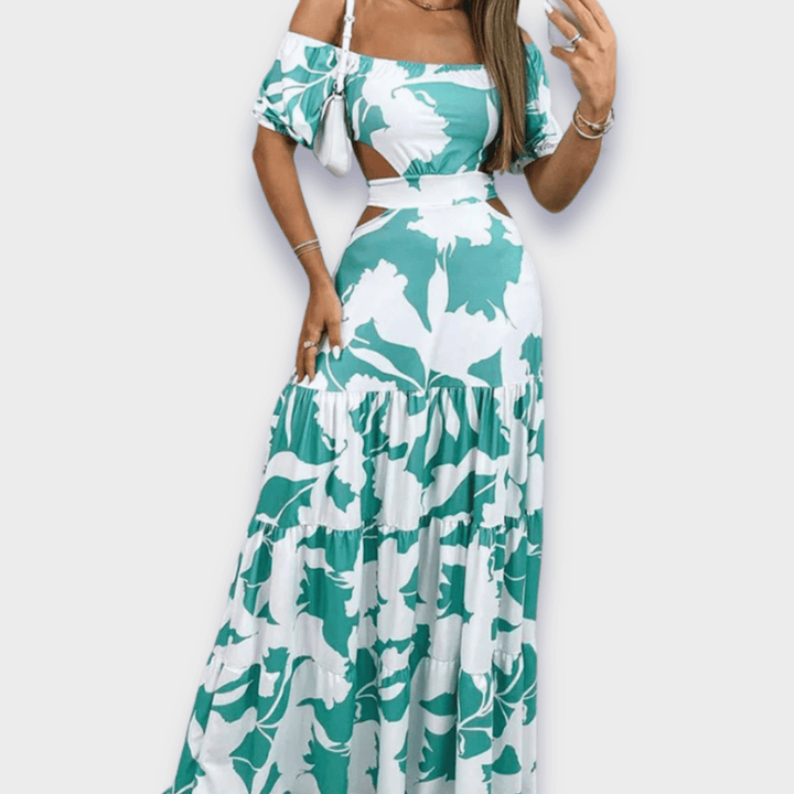 Silhouette-Enhancing Dress in Luxurious Fabric