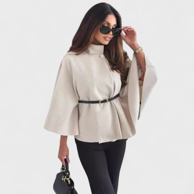Lea - Chic Butterfly Jacket with Belt