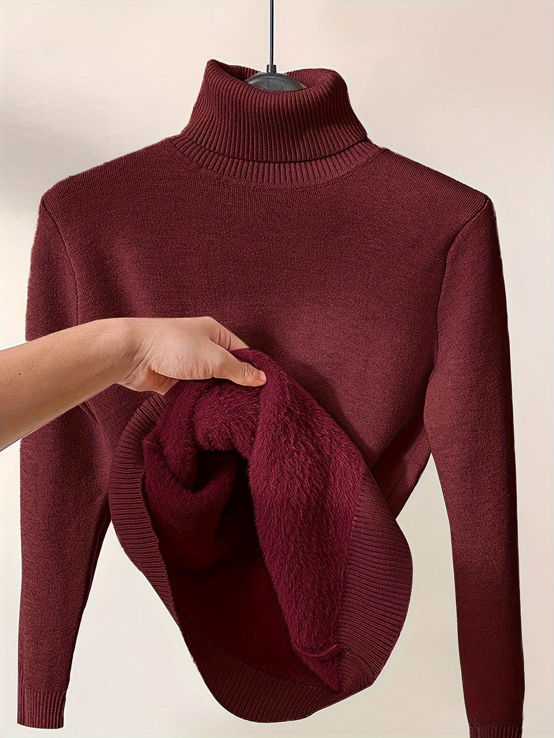 Zoe - Soft High Neck Sweater