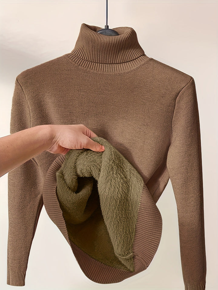 Zoe - Soft High Neck Sweater
