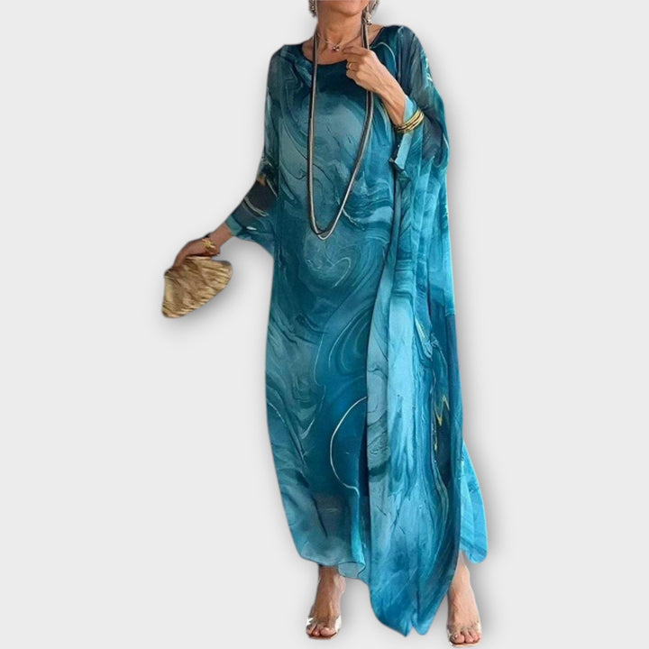 Maxi Kaftan with Transparent Structure
