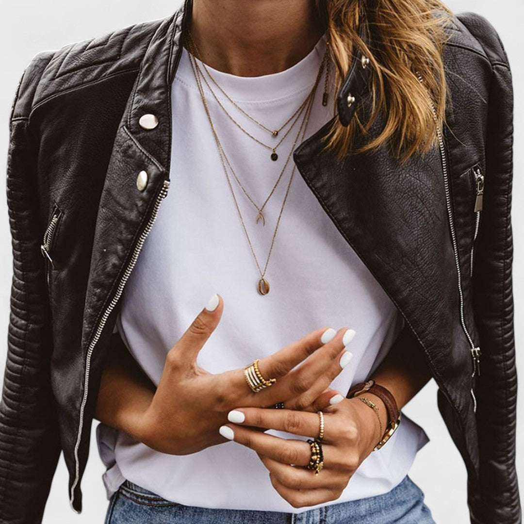 Santana - Elegant Leather Jacket