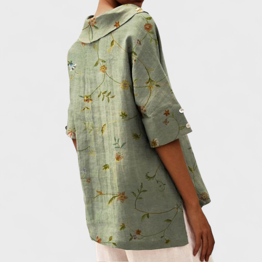 Andrea - Elegant V-neck Top
