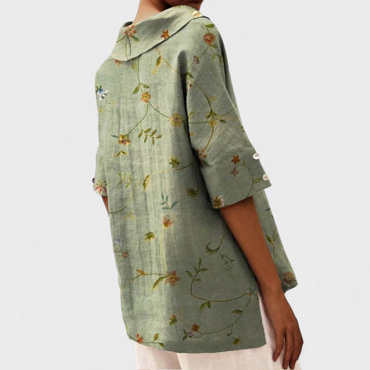 Andrea - Elegant V-neck Top