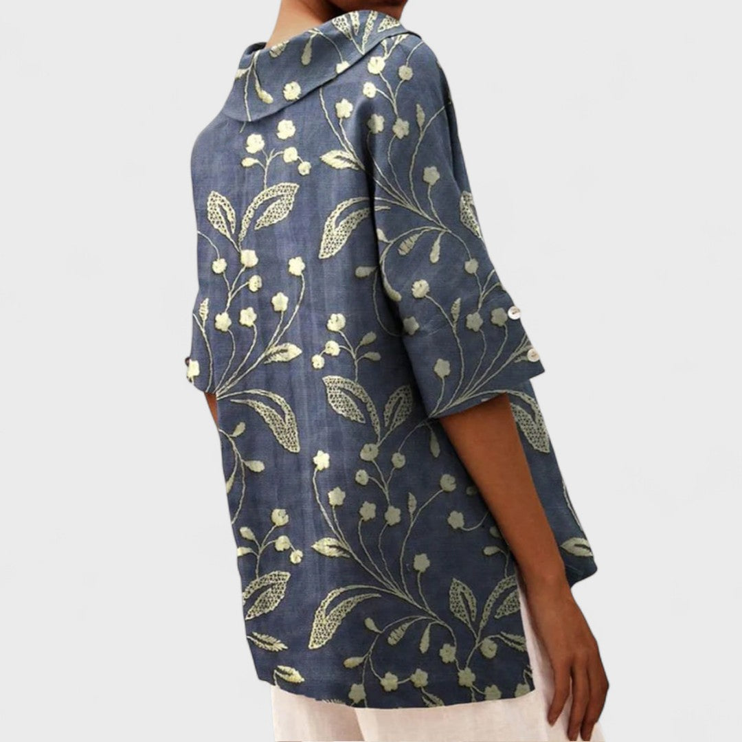 Andrea - Elegant V-neck Top