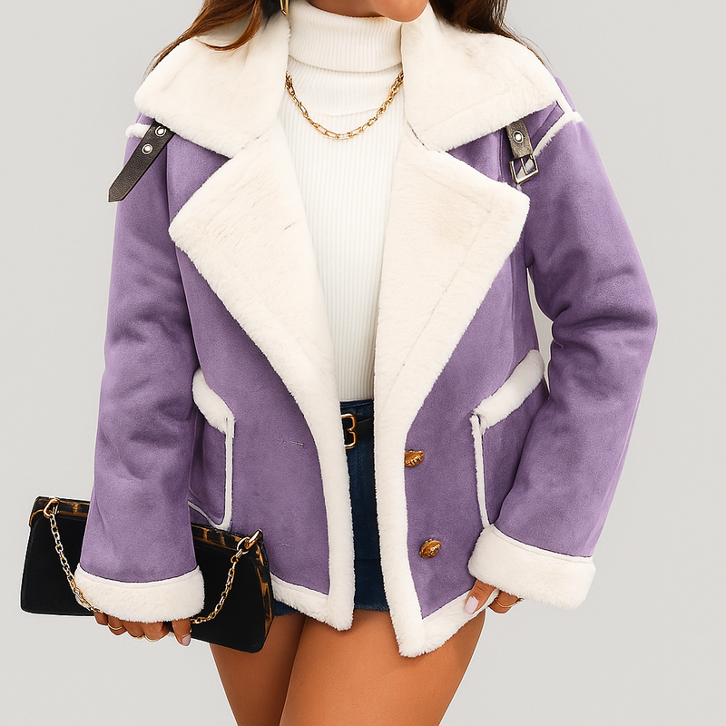Isabella™ Winter Jacket Lined with Synthetic Fur