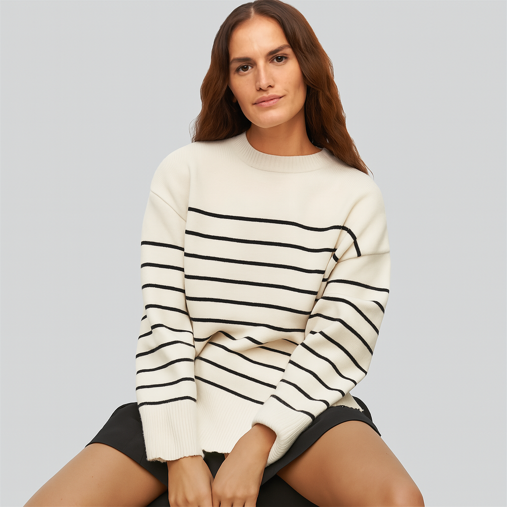 Louise - Striped Couture Sweater