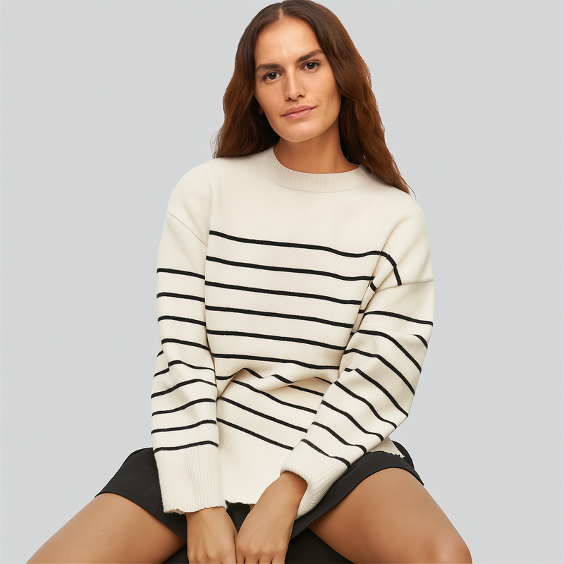 Louise - Striped Couture Sweater