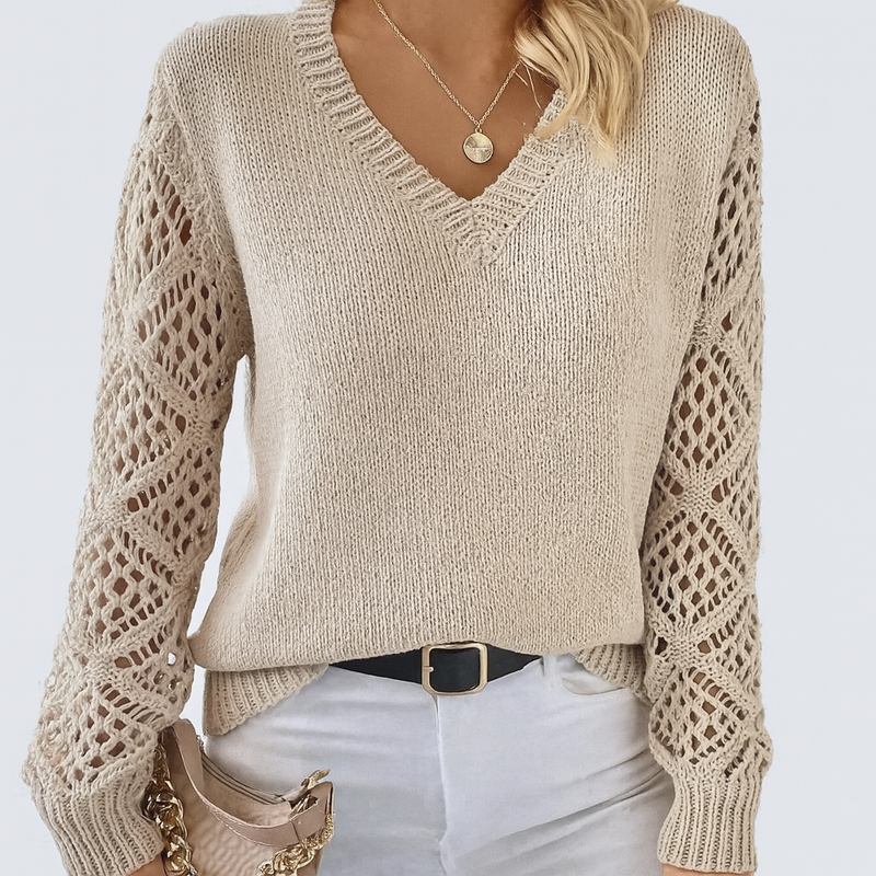 Martha - V-Neck Sweater Couture