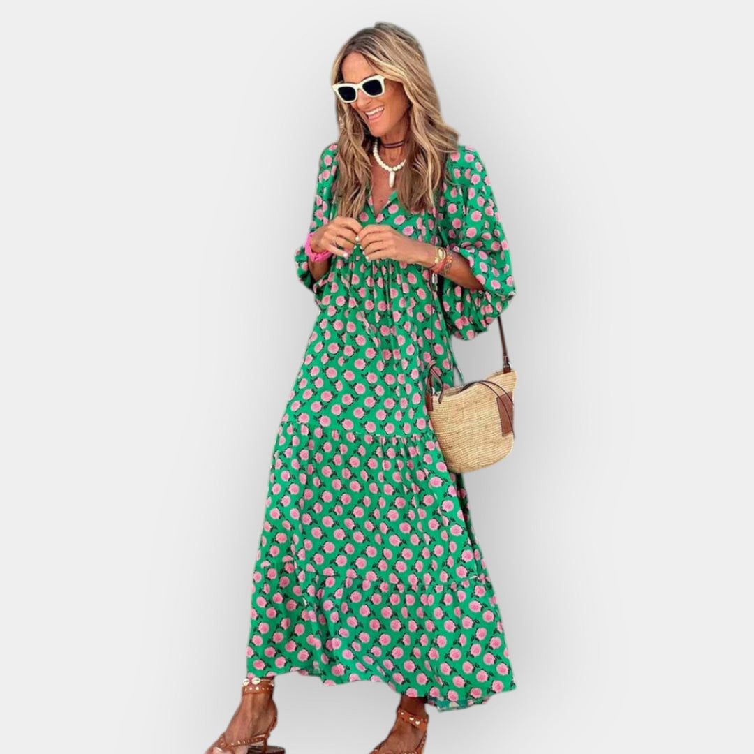 Flower Design Dress