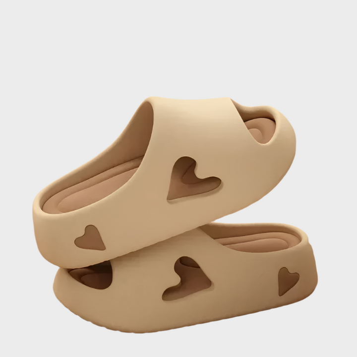 Sandalettes with Legendary Heart Shape