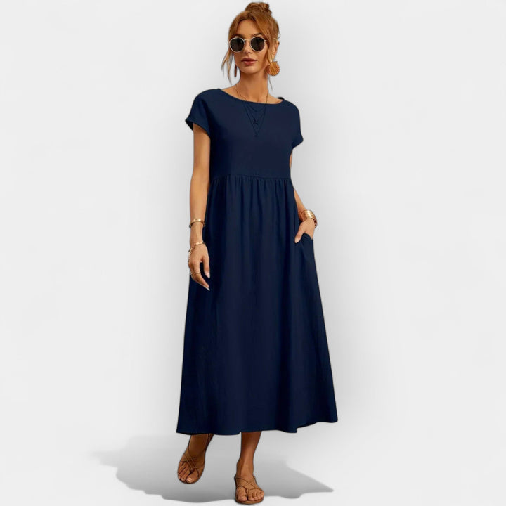 Cotton Dress with Pockets