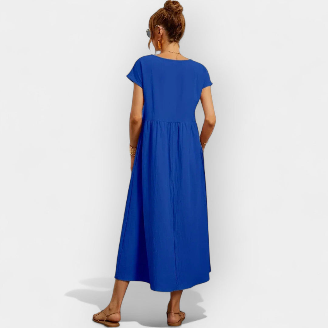 Cotton Dress with Pockets