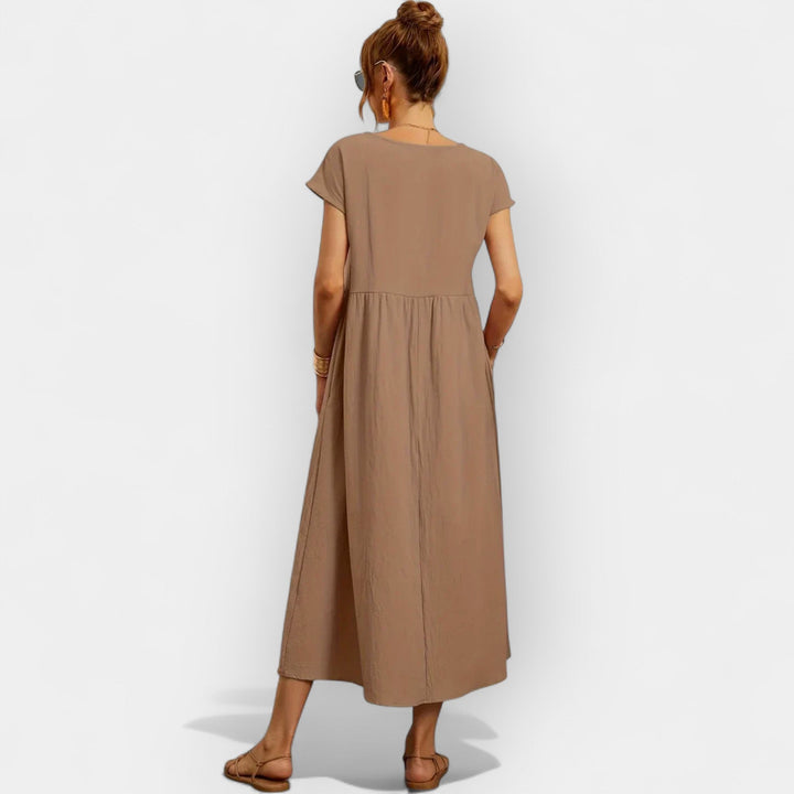 Cotton Dress with Pockets