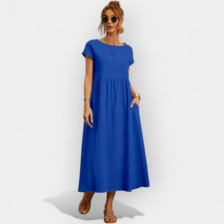 Cotton Dress with Pockets