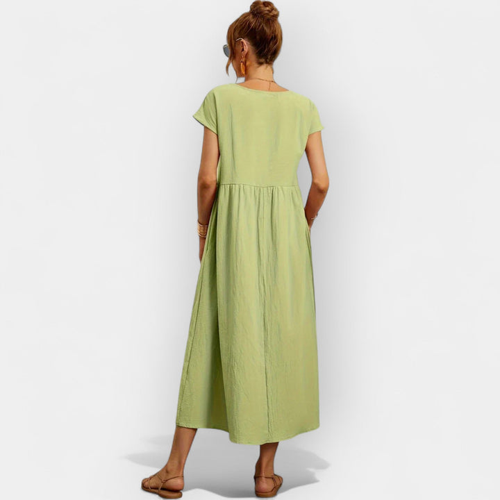 Cotton Dress with Pockets