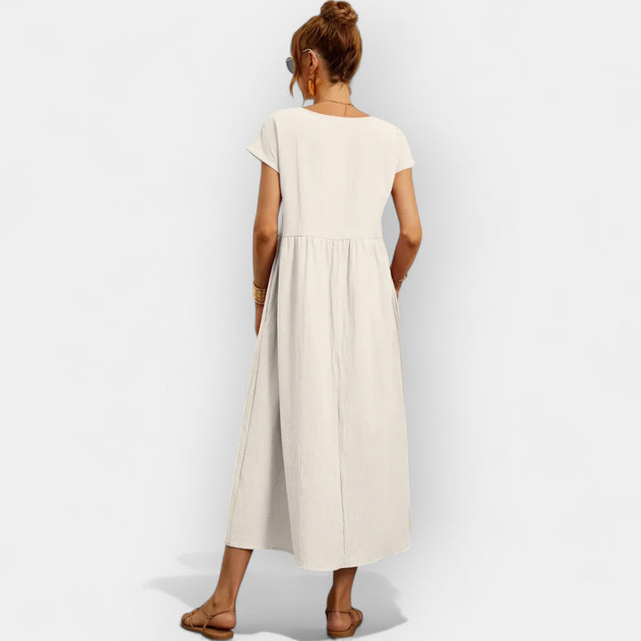 Cotton Dress with Pockets